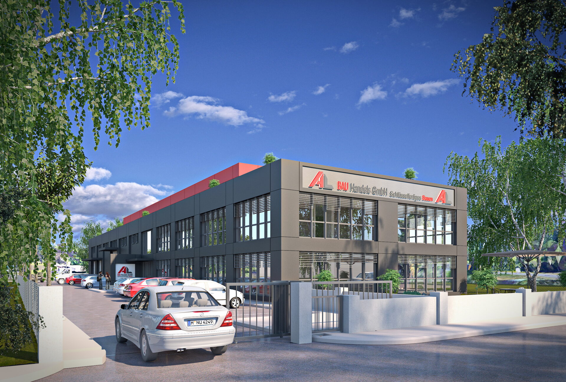 Neue Firmenzentrale AL Bau · Mannheim-Friedrichsfeld in Mannheim-Friedrichsfeld – Bauprojekt der AL Bau Handels GmbH